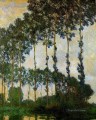 Poplars near Giverny Overcast Weather Claude Monet woods forest
